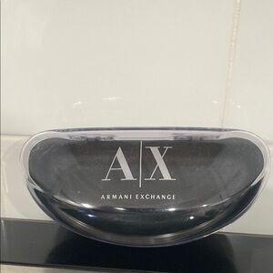 Armani Exchange Black Sunglasses Holder